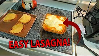 Super EASY Lasagna Using NO BOIL Lasagna Noodles