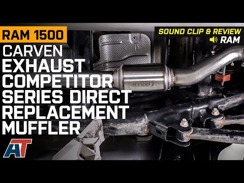 2019-2021 RAM 1500 5.7L Carven Competitor Series Direct Replacement Muffler Sound Clip & Review