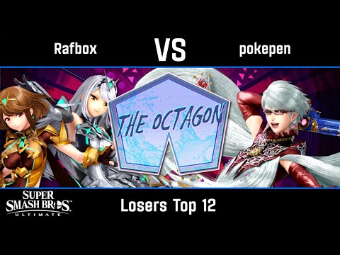 Rafbox (Pyra/Mythra) vs pokepen (Bayonetta) - Ultimate Losers Top 12 -  Octagon #88