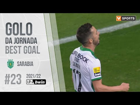 Golo da Jornada (Liga 21/22 #23): Pablo Sarabia (Sporting)