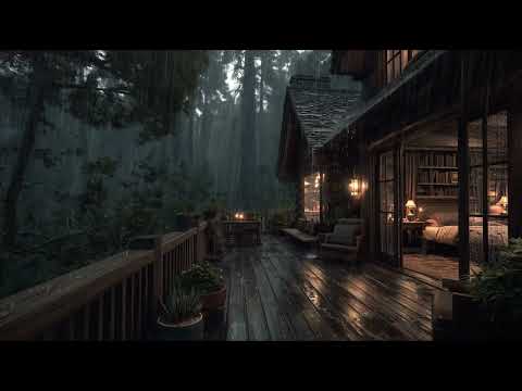 Gentle Rain Sounds in the Forest | Deep Sleep & Relaxing Night