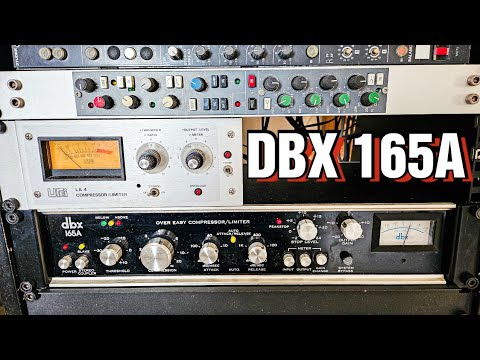 dbx 165 Over Easy Compressor / Limiter 1970s - Black image 14