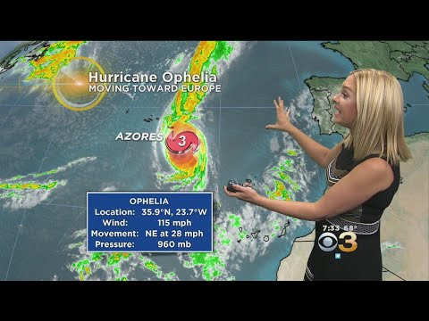 Hurricane Ophelia Aiming For Ireland