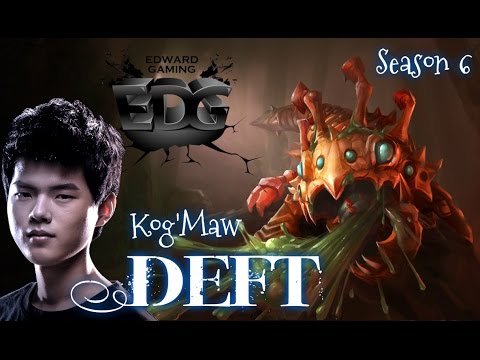EDG Deft KOG'MAW ADC vs Ashe - Patch 6.3 KR | League of Legends