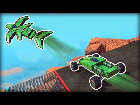 Transforming Car Into Glider Stunt Challenge! (Trailmakers Multiplayer Gameplay)