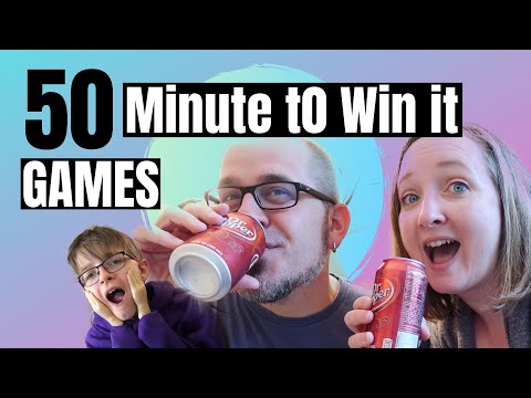 50 Minute to Win It Games for Kids (HILARIOUS)
