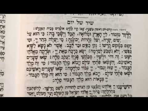Tefilah 41 Shir Shel Yom Hayom Yom Rishon Song of the day Sunday – תפילה 41 שיר של יום ראשון
