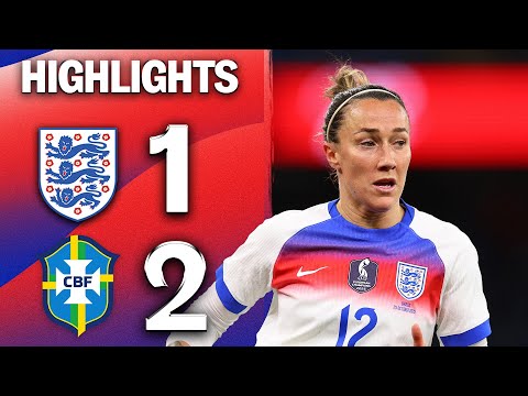 Lionesses Defeated In Manchester | England 1-2 Brazil | Homecoming Series | Highlights