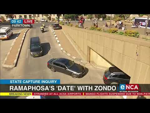 Ramaphosa arrives at Zondo Commission