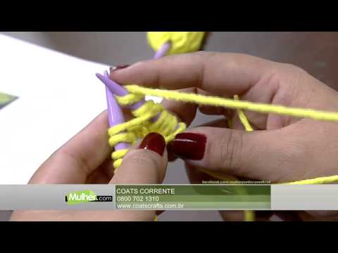 Mulher.com 13/07/2015 Eliete Massi - Gola em tricô Parte 1/2