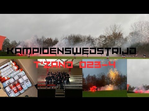 Kampioenswedstrijd T'zand O23-4 | +400€ aan pyro