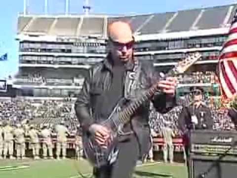 JOE SATRIANI - HIMNO NACIONAL USA - OAKLAND RAIDERS VS TENNESSEE TITANS