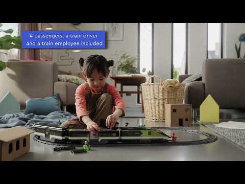LEGO City Express Passenger Train Toy RC Lights Set 60337