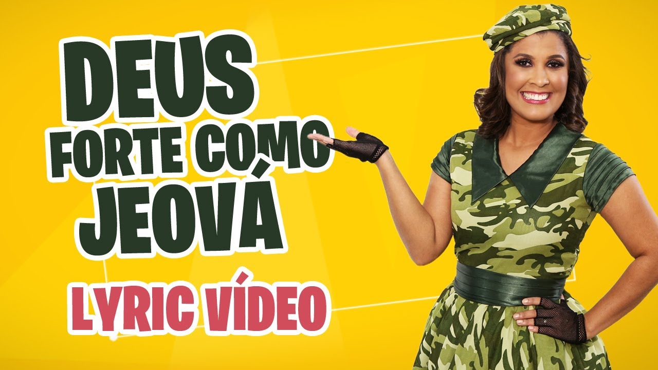DEUS FORTE COMO JEOVÁ | Aline Nascimento - Lyric Vídeo