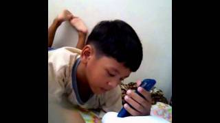 5 year old kid singing lazy song!!!