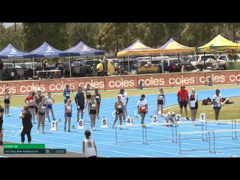Girls U13 80m Hurdles Heat 2: 2025/26 State Combined Event Championships
