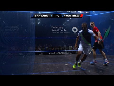 Squash : 2014 Delaware Investments US Open Roundup: PSA SF Shabana v Matthew