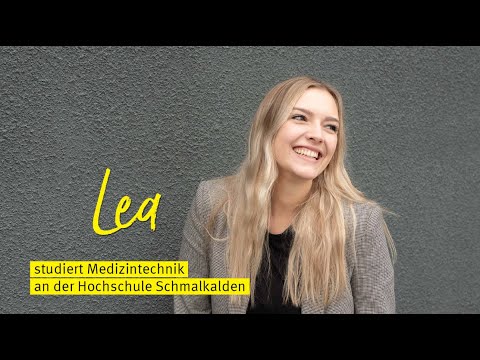 Lea studies HealthTech at Schmalkalden University of Applied Sciences