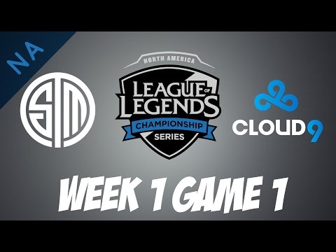 TSM vs Cloud9 | Game 1 | HIGHLIGHTS | NA LCS Spring Split 2017