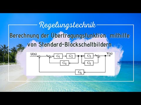 Calculation of the transfer function using standard block diagrams|