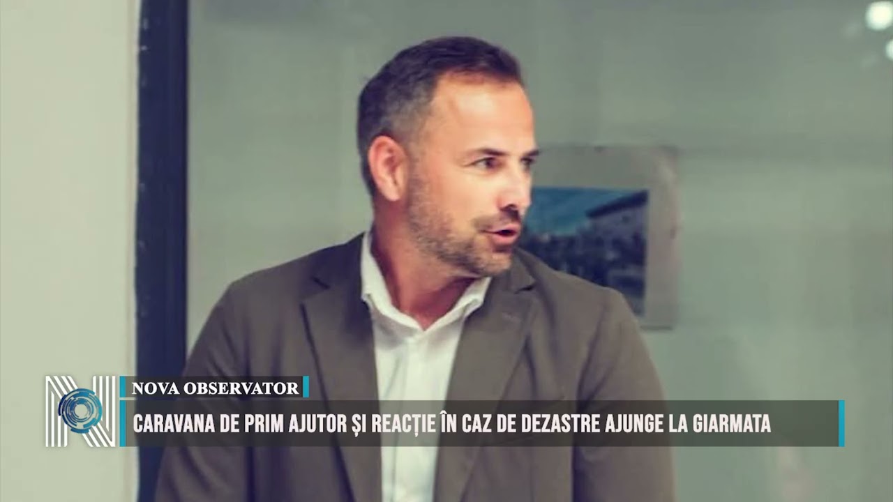 Caravana de prim ajutor și reacție în caz de dezastre ajunge la Giarmata