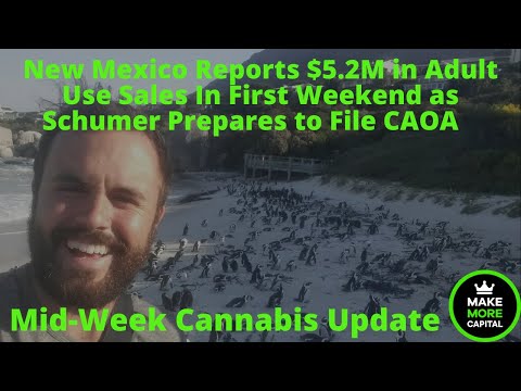New Mexico Reports $5.2M in Adult Use Sales In First Weekend as Schumer Prepares to File CAOA