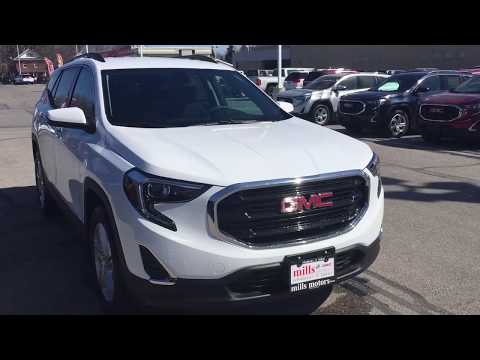 2018 GMC Terrain AWD SLE Apple Car Play Android Auto White Oshawea ON Stock #180647