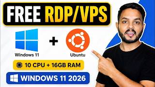 FREE VPS/RDP for Mobile and PC | How to Setup a Free Windows RDP in 2026