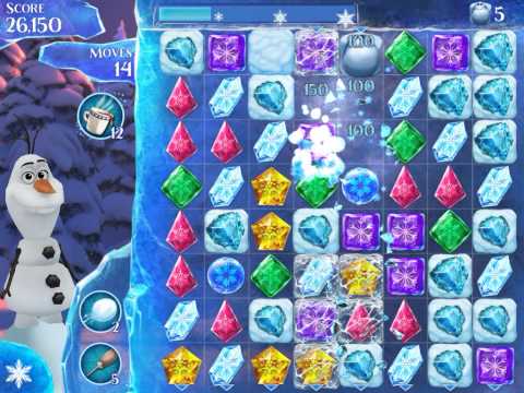 Frozen Free Fall Level 170 Live Action Play Walkthrough