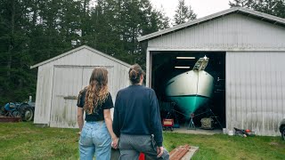 First look at the boat we bought sight unseen! Cape George 36 [S4E2]