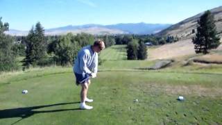 preview picture of video 'University of Montana Golf Course - 3rd Hole Effect'