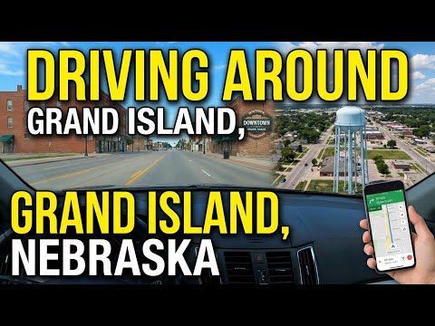 Driving around Grand Island, Nebraska
