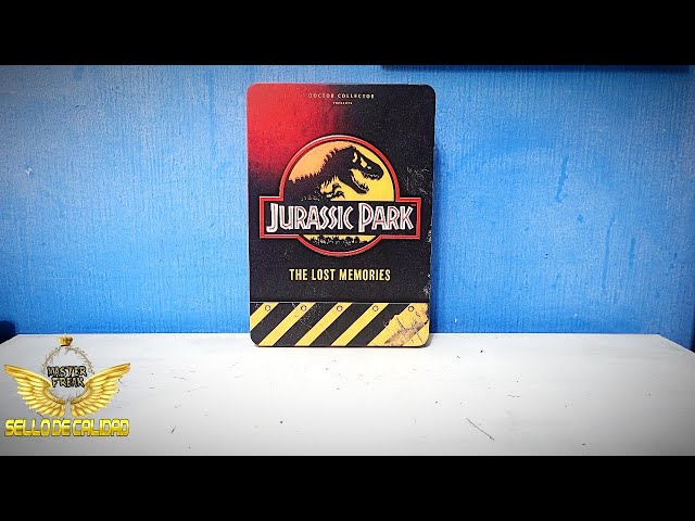 Vídeo relacionado con Doctor Collector Jurassic Park The Lost Memories, Collectible Set Tin Box, edición da colección Oficial con Accesorios exclusivos y Gadget, en Caja metálica