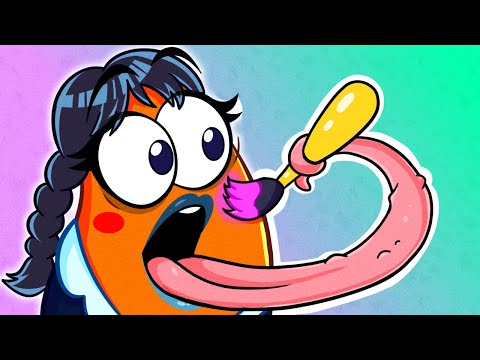 If Liza Turned Into Goth || How To Became Popular For 24 HOURS By Pear Vlogs