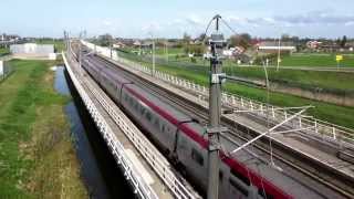 preview picture of video 'Thalys Amsterdam Paris passing Leiderdorp'