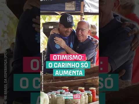 Otimismo: O carinho só aumenta