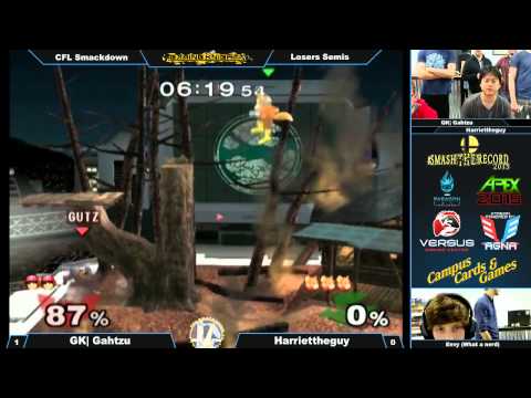 CFL Smackdown 11/11 -  Gahtzu vs Harriettheguy - Melee Losers Semis