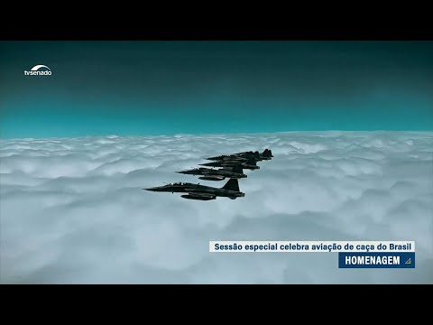 Senado presta homenagem à aviação de caça da FAB