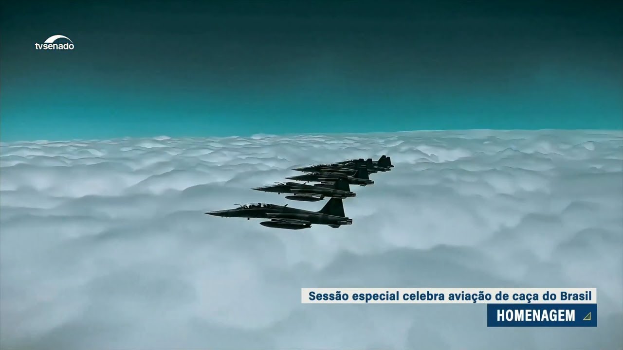 Vídeo: Senado presta homenagem à aviação de caça da FAB