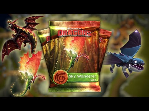 Sky Wanderer Pack - Card Pack Showcase | Dragons: Rise of Berk