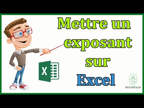 Comment mettre un exposant sur excel