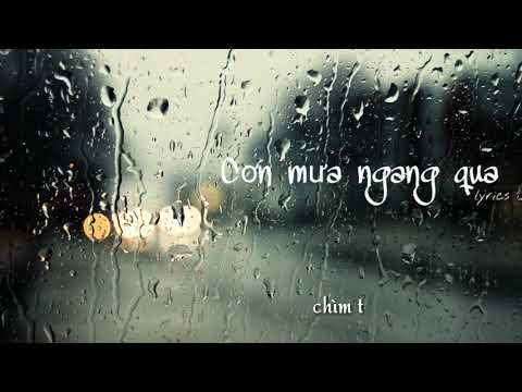 Lyrics || Cơn mưa ngang qua - Khánh Linh(Những cô gái trong thành phố)