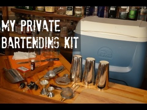 What I bring when Bartending Private Events