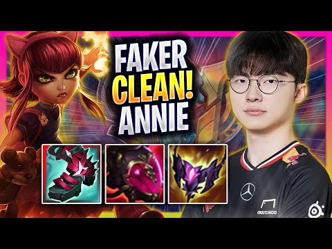 FAKER IS SO CLEAN WITH ANNIE! - T1 Faker Plays Annie MID vs Azir! | Season 2025