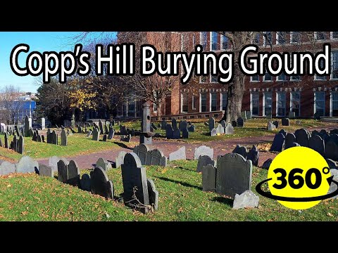 360° Video | Quick tour of Copp's Hill Burying Ground | Boston