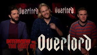 OVERLORD Cast Interviews with Wyatt Russell, Iain De Caestecker & John Magaro video