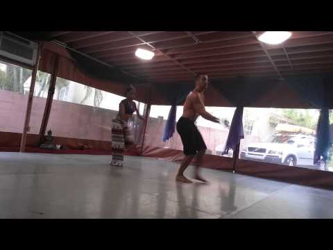 Oggun- Steven Messina Training with Marisol Blanco