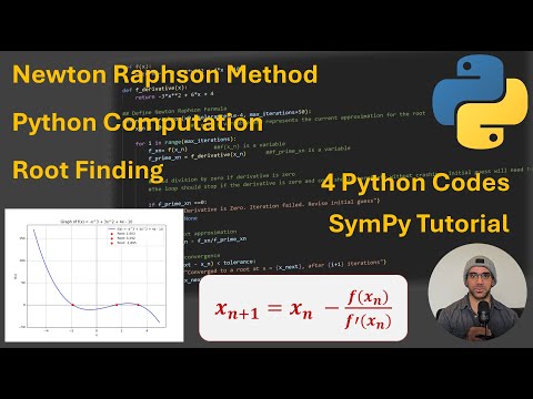 Python Code For Mastering Root Finding Using Newton Raphson And Beyond