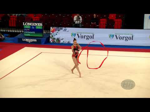 SOSTAKAITE Fausta (LTU) - 2019 Rhythmic Junior Worlds, Moscow (RUS) - Qualifications Ribbon