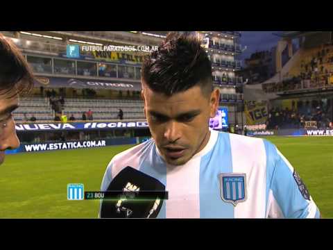 Bou: "La tarde soñada para todo jugador". Boca 1 - Racing 2. Fecha 7. Primera. FPT.